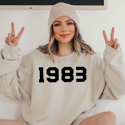 1983 Anniversaire 40e Sweatshirt cadeau