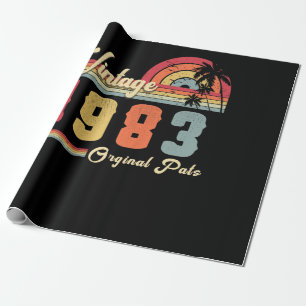 1983 Birthday Gift Cadeaupapier