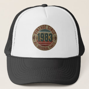 1983 BIRTHDAY GIFT TRUCKER HAT TRUCKER PET