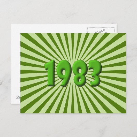 1983 BRIEFKAART (Voorkant / Achterkant)