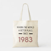 1983 Cadeaux d'anniversaire de 40 ans Sac fourre-t (Dos)