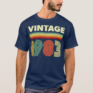 1983 draagvlak 38 jaar oud ontwerp t-shirt