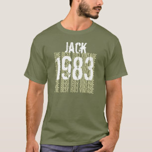 1983 Geboortejaar Beste  Camo Y014 1983 T-shirt