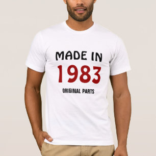 1983 - Gemaakt in 1983, Originele onderdelen T-shirt