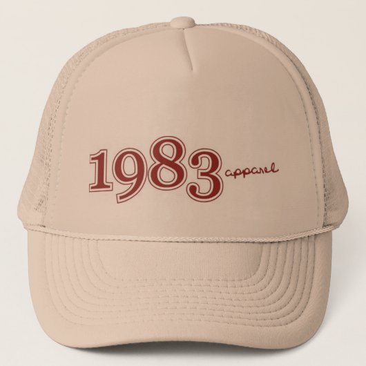 1983 logo vrachtwagenhoed trucker pet (Voorkant)