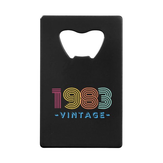 1983 Vintage Bottle Opener - Retro- Cadeau (Devant)