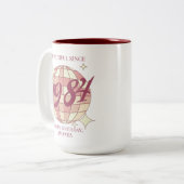 1984 40e verjaardag retro cup mok (Voorkant links)