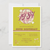 1984 40e verjaardag retro party Uitnodiging (Voorkant)