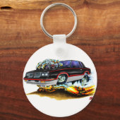 1984-88 Hurst Olds Black-Grey Car Sleutelhanger (Voorkant)