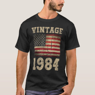 1984 Amerikaans Vlaggenplein voor de Verenigde St T-shirt