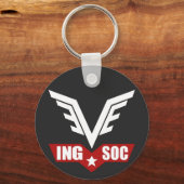 1984 INGSOC Party Logo Key Ring Sleutelhanger (Voorkant)