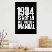1984 is geen handleiding poster (Keuken)