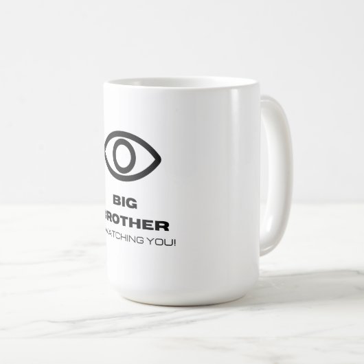1984 Mug - Big Brother Vous Regarde ! (Devant droit)