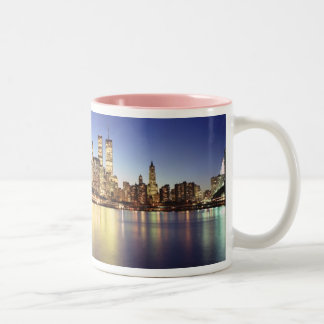 1984_new_york_skyline_! tweekleurige koffiemok