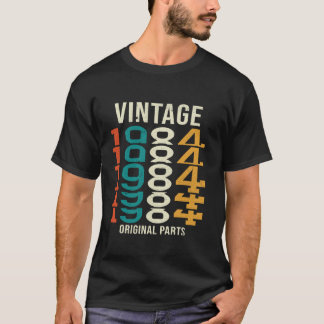  1984 Originele onderdelen retro Funny 40th Birth T-shirt