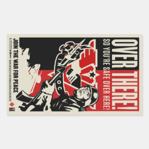 1984 Propagandestickers Rechthoekige Sticker