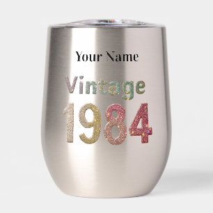1984 Roestvrij Tumbler: Glitterende Herinneringen