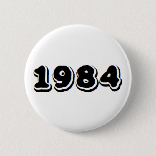 1984 RONDE BUTTON 5,7 CM (Voorkant)