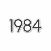 1984 STICKER (Voorkant)