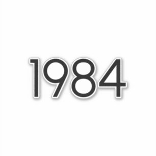 1984 STICKER