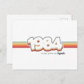 1984 The birth of legends Briefkaart (Voorkant / Achterkant)