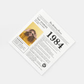 1984 Verjaardag Trivia Servet (Hoek)