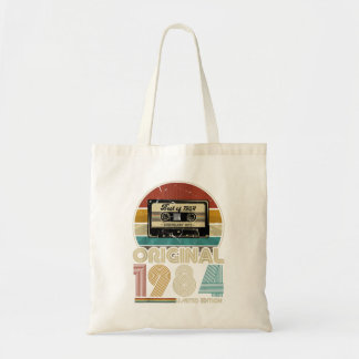 1984 verjaardagsretro Limited Edition mannen twee Tote Bag