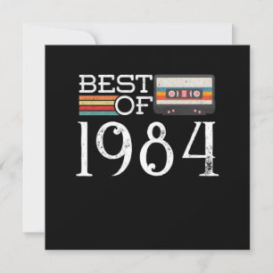 1984 Vintage 36 e Birthday Jubileum Gift Kaart