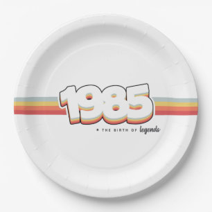 1985 De geboorte van legenden Papieren Bordje