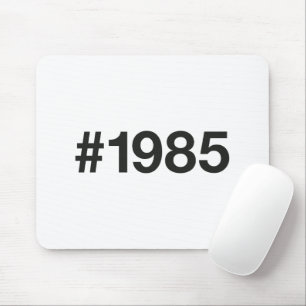 1985 Hashtag 40 Verjaardag Jubileum Muismat