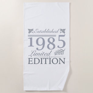 1985 Limited Edition 40e verjaardag Strandlaken