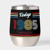 1985 Retro Stripe Primaire Kleuren (Voorkant)