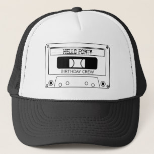 1985 Veertig Verjaardag Crew Cassette Verjaardag F Trucker Pet