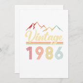  1986 35e verjaardag van de teruggave van 35 jaar kaart (Voorkant / Achterkant)