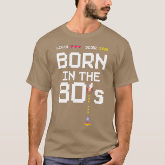 1986 Birtday Retro Gamer Piel Born in the 80s frie T-shirt