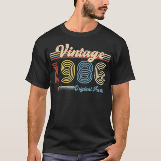 1986 Birthday Gift Retro Birthday  1986 Ori T-shirt
