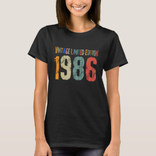 1986 geboorte 36e 36 jaar oud t-shirt