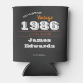  1986 Retro Koelbox – 40ste verjaardag Blikjeskoeler (Voorkant)