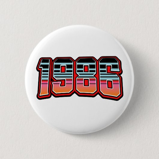 1986 RONDE BUTTON 5,7 CM (Voorkant)
