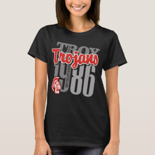 1986 Trojaanse T-shirt donker