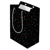 1987 Birthday Trivia Fact Medium Gift Bag Cadeauzakje (Achterkant Gekanteld)