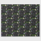 1987 Geboortejaar Trivia Cadeaupapier (Vlak)