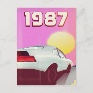 1987 sportschoeisel poster briefkaart