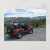 1987 Suzuki Samurai Briefkaart (Voorkant)