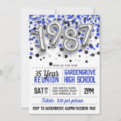 1987 Uitnodiging tot hereniging van het High Schoo (Voorkant)