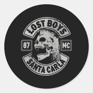 1987 Vampire Horror Motorclub Ronde Sticker