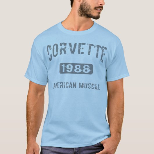 1988 Corvette Tee Shirt (Voorkant)