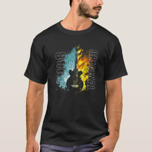 1988 Originele Pret Kleurrijke Retro Vlammen Klass T-shirt