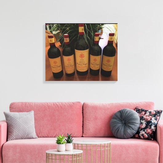 1989,1990,2000,2005,2010 Phelan Segur Proeverij. Canvas Afdruk (Insitu (Woonkamer))