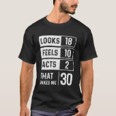 1989 30e verjaardag ziet er uit dat de feels acts  t-shirt (Voorkant)